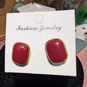 Fashion Jewelry Contemporary Red Earrings